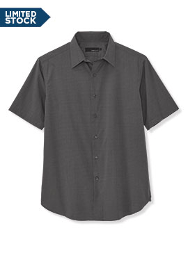 A.Mark Studio™ Men's Short-Sleeve End-On-End Dress Shirt