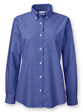 WearGuard® Women's Long-Sleeve Ultimate Oxford Work Shirt