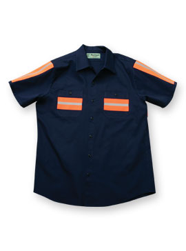 ARAMARK Short-Sleeve Enhanced-Visibility Shirt