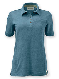 Women's ReTerra™ Eco Short-Sleeve Button-Down Collar Polo