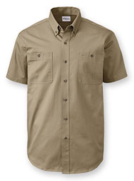 WearGuard® Short-Sleeve 100% Cotton Twill Shirt