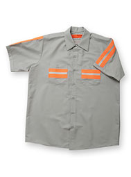 ARAMARK Short-Sleeve Enhanced-Visibility Shirt