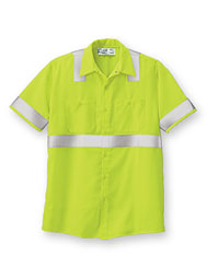 Class 2 Short-Sleeve 7-oz. Poplin Work Shirt