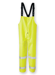 Hi-Vis Foul Weather Flame-Resistant Bib-Style Trousers