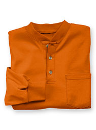 Aramark® Indura® Ultra Soft® Knit Long-Sleeve Henley