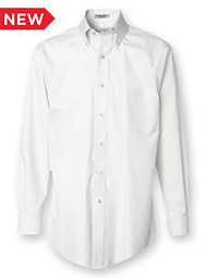 Van Heusen Long-Sleeve Pinpoint Dress Shirt