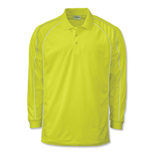 WearGuard® Long-Sleeve Enhanced Visibility Color Block Polo