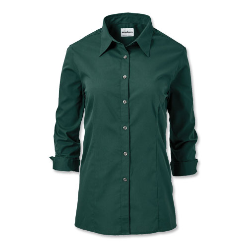 WearGuard® Women's 3/4-Sleeve Poplin Shirt