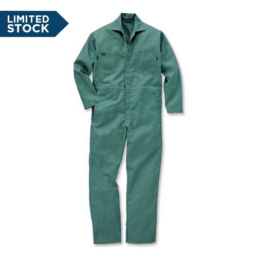 Indura® Snap-Front Flame-Resistant Coveralls