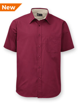 Men's Short-Sleeve Twill Shirt