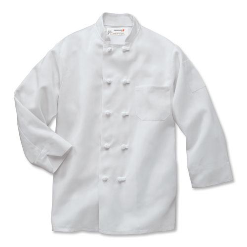 Aramark Chef Coat with French Knot Buttons
