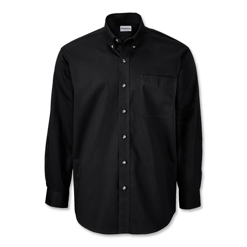 WearGuard® Long-Sleeve Fine Line Blended Twill Shirt