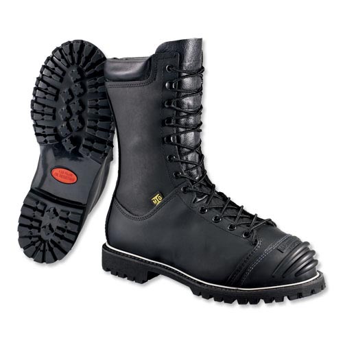 leather mining boots