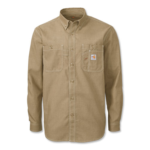 5837 Carhartt® FR Lightweight Long-Sleeve Button-Front Shirt from Aramark