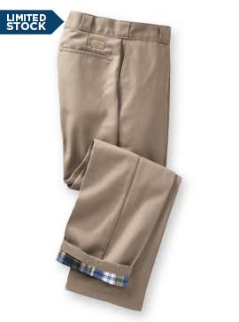Dickies® Flannel-Lined Work Pants
