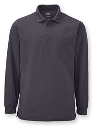 WearGuard® Men's Long-Sleeve Polo with Pocket