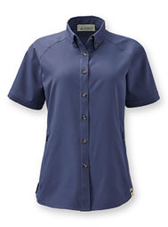 Women's ReTerra™ Eco Short-Sleeve Button-Down Collar Shirt