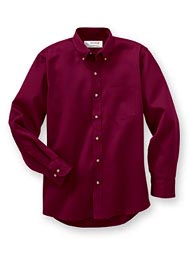 Aramark Long-Sleeve Team Casual® Blended Twill Work Shirt