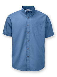 Aramark Short-Sleeve Team Casual® Blended Twill Work Shirt
