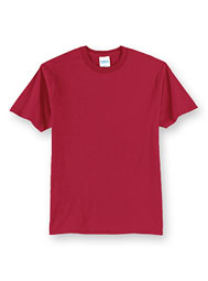 Cotton Blend Short-Sleeve T-Shirt No Pocket