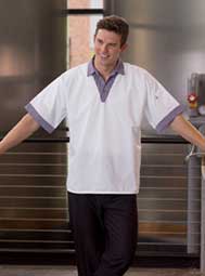 V-Neck Pullover Chef Shirt